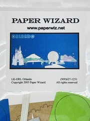NIP Paper Wizard Orlando Laser Die-cut set – DIsney World Magic Kingdom Epcot