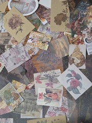 300pc VTG Inspo/Fairytale/Nature Ephemera Lot Small Pcs Junk Journal Scrpbooking