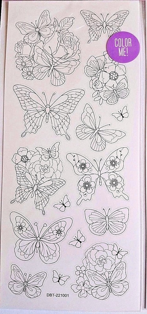 EASTER CRAFTS Color Me Stickers – CHOOSE ONE!