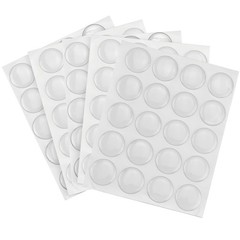 Enenes 100 PCS Epoxy Stickers, 1 Inch Clear Dome Seal Stickers Round，100pcs
