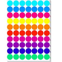 Dot Stickers 2100 Pcs, 3/4″ Color Coding Labels Decor Classroom Must Haves, R…