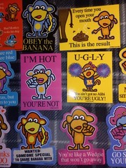 Vintage «Monkey Shine» Vending Machine Stickers – 2006 Full set 15