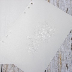 A6 Sticker Book Binder 6 Ring Reusable Pages 20 Sheets Glitter Sequin Japan NEW