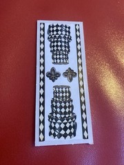 Vintage Creative Memories Black And White Gift Boxes Sticker Strip