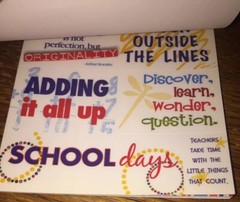 Deja Views School Days 268 Sticker Tablet Education Graduation Scrapbook POS-120
