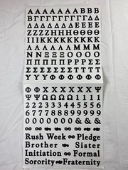 Creative Memories Greek Alphabet ABC 123 Stickers Numbers 6 Sets Sorority Frat