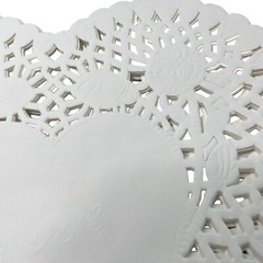 White Heart Doilies Paper Romance Valentine’s Day Ephemera 30 Plus Crafts mq Jun
