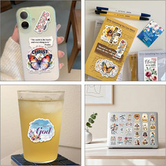 Bible Verse Stickers Book 28 Pages 353Pc Religious Scripture Journaling Supplies