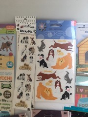 Lot of 20+ Dog Sticker Sheets New Nicole Sticko StckyPix Cardstock & Others