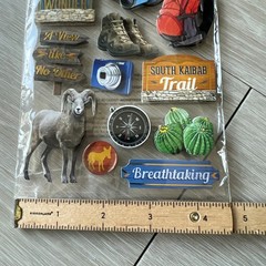 Grand Canyon 3D Stickers Paper House Hiking Scrapbooking Journaling