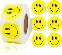 Happy Smile Face Stickers for School Reward Behavior Chart 1 inch S…