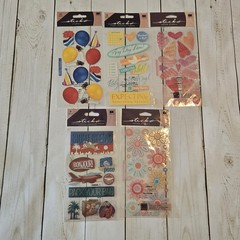 Large Scrapbook Sticker Lot 150+ Sheets Various Brands Jolees Stickopotomus….