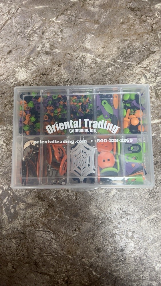 Scrapbooking Lot Halloween Embellishments Brads Eyelets Oriental Trading Pack