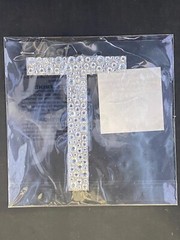 Bling Gemstone Stickers 5″ MONOGRAM ABC 7pc Lot Rhinestone Adhesive Scrapbooking