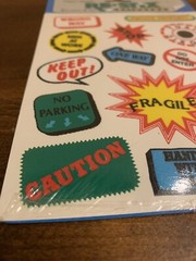 Vintage Paper Magic Re•Stix Stickers, 1 Sheet, Textured Transferable, NEW SEALED