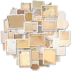Vintage Scrapbook Paper Stickers, 80 Pcs Scrapbooking Sticker Aesthetic Junk Jo