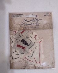 Tim Holtz Idea-ology Lot Transparent Tiles Mini Stitched Scraps Pocket Watches