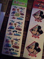 Vintage Sandy Lion Stickers, Carson Delerosa, Hallmark, AGC. Lot