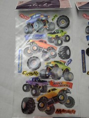 Sticko Classic Stickers EK Success Big Trucks Monster Truck 5 Packs