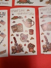 Rare Retired Lot of 9 Joy Marie Scrapbooking Stickers