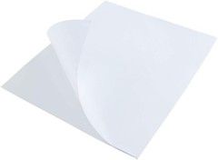 500 Sheets of Matte Full Sheet Labels – White Sticker Paper for Printing
