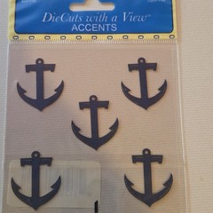 Navy themed scrapbook kit