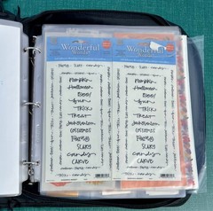 Creative Memories Binder ~ 14 Sheets of Stickers ~ Fall, Autumn, Halloween