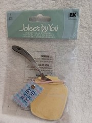 RARE Jolees Boy Girl Baby Food Spoon Scrapbook Stickers Homemade Feeding Infants