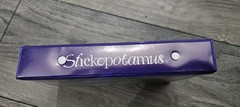 Stickopotamus Hippo Pocket Sticker 6-Ring Binder Full Album, Fuzzy, Sparkle..