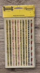 Reminisce Road Signs Construction Rub-On Transfers Scrapbooking NEW