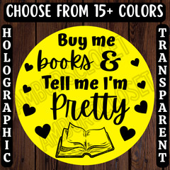 40 BOOK LOVER STICKERS 2″ ROUND LABELS SHIPPING SUPPLIES SCRATCH RESISTANT FUNNY