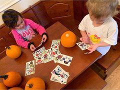 36 Pack Halloween Pumpkin Decorating Stickers Mini Make 36 Small Pumpkin Face St