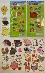 Large Lot Of Farm Animals Stickers! Jolee’s Boutique, Etc