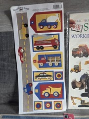 Lot Of 18 Various Transportation Scrapbooking Stickers Trains Thomas Trucks b101