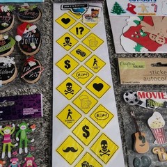 Lot Of Misc Craft Book Stickers Recollections K&C Sticko Jolees