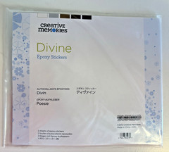 Creative Memories LOT OF DIVINE – Epoxy Stickers, Paper Flowers, & Paper Ribbon