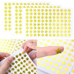 1920 Pieces Gold Star Stickers,20 Sheets Self-Adhesive Golden Stars Mini