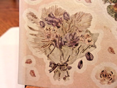 Stickii Sticker Sheet- Gold Foil Accent Floral Bouquet- 3.5 x 6.5 Sheet