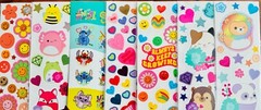 STICKER LOT Sandylion Hallmark RECOLLECTIONS AGC HASBRO CARLTON TREND EUREKA SET