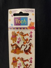 1996 1998 Sandylion Pooh Stickers: Choice of 6 stickers. Sealed New old stock