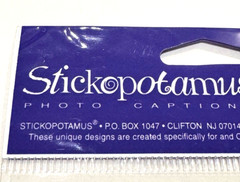 Stickopotamus Photo Bubble Captions Stickers Scrapbook Help Say Cheese Smile NEW