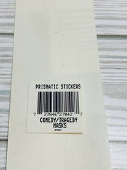 Vintage Nambly Studios Prismatic Comedy & Tragedy Stickers Sealed Sheet 1990’s