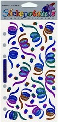 Confetti, birthday & celebration, scrapbook stickers 4″ x 7″ – Sticko SPMT17