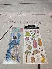 Assorted Brands EK Success Jolee’s Boutique Sticker Lot Tropical Vacation Beach