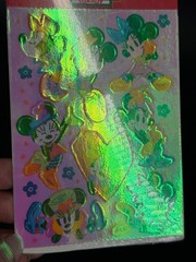 Minnie Mouse Vintage Stickers NIP Sandy Lion Mother Of Pearl Opal Iridescent