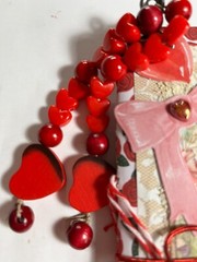 valentines junk journal scrapbook tassel pen clip 62 pages rabbit couple 1 sig