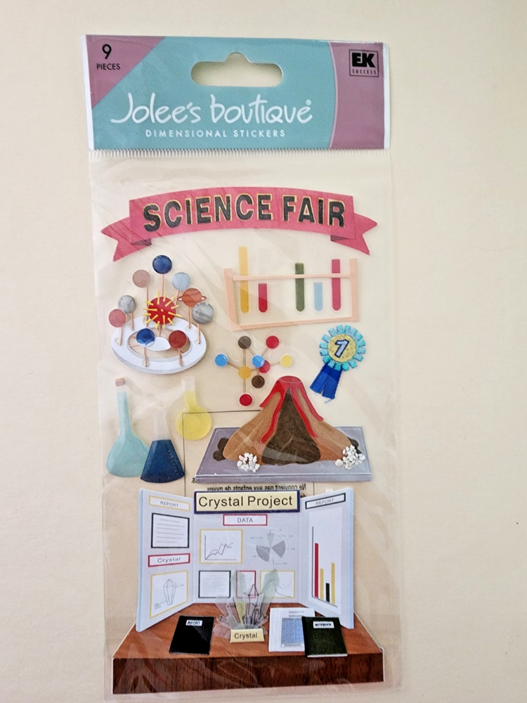 RETIRED XL Jolee’s Boutique Embellishments – Science Fair – SPJBLG213