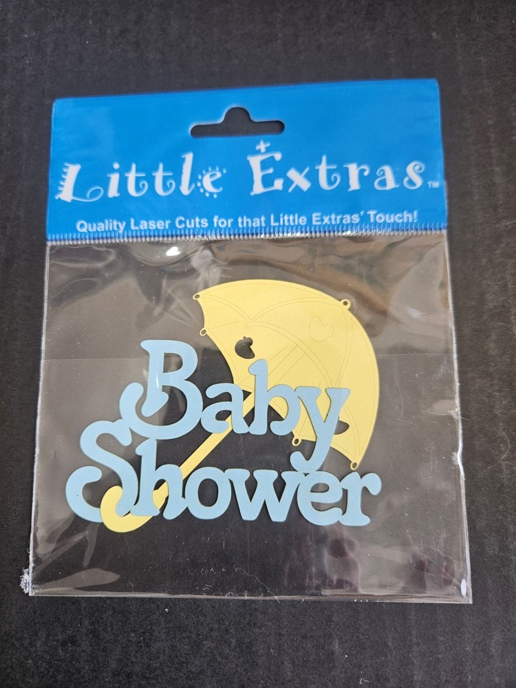 Little Extras Laser Cut Baby Shower Scrapbooking NEW