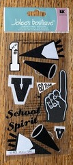 Jolees School Spirit Team Were #1 Sports Cheerleader Football Scrapbook Atickers