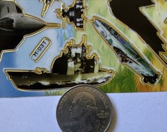 MILITARY TRANSPORTATION Gold Foil Stickers(10pc)F35•Jets•Planes •Card Making•